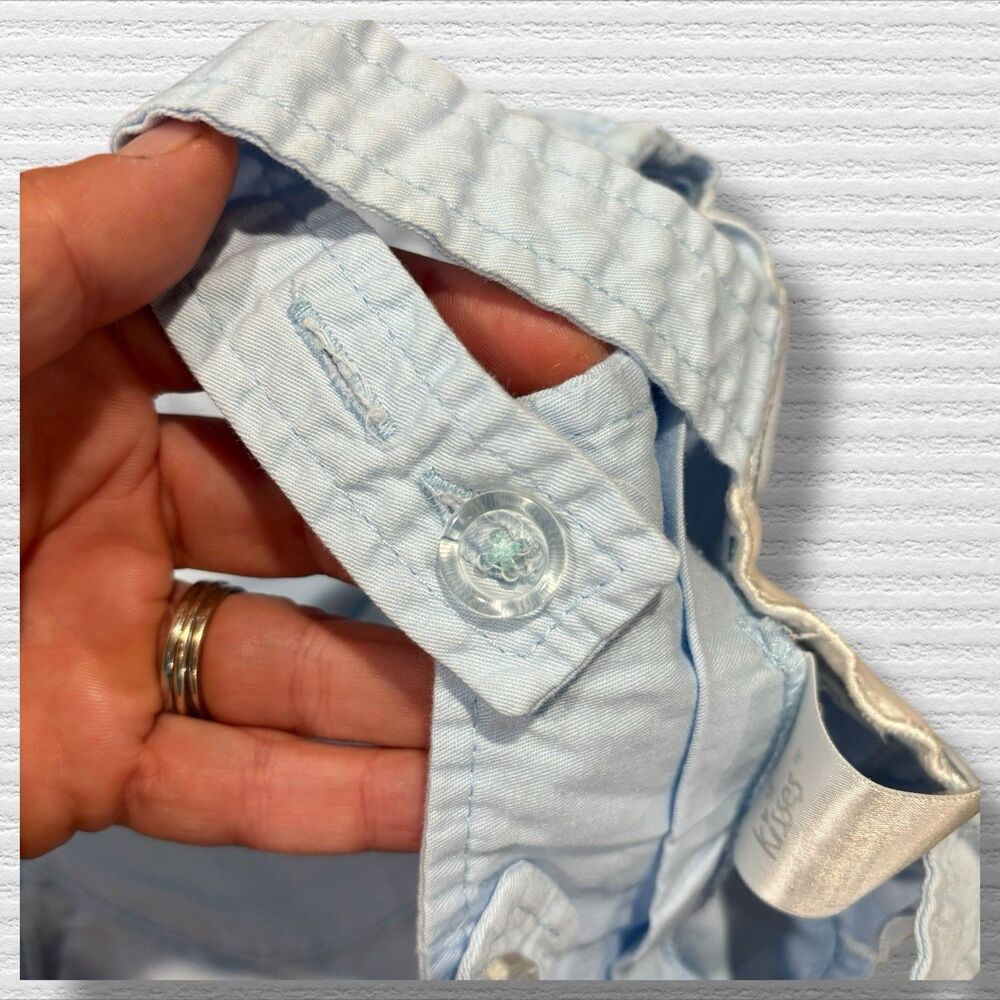 Adorable Blue Dog Face Romper - Picture 6 of 8